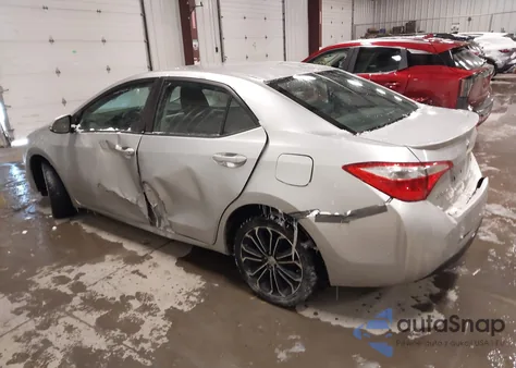 2014 Toyota Corolla S Plus z USA, uszkodzony, nr VIN 2T1BURHE9EC025624